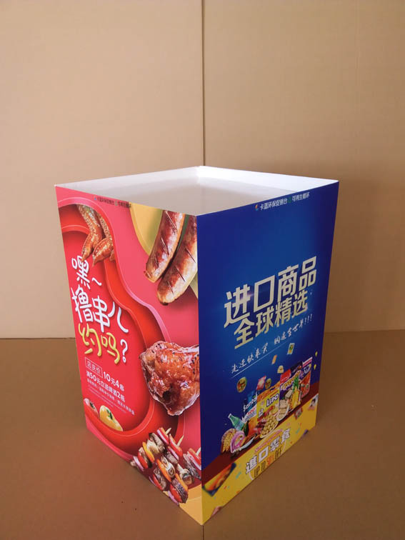 试吃促销台制作厂家，纸型堆头有新意