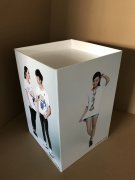 数量多少都能做，环保超市纸堆头定制